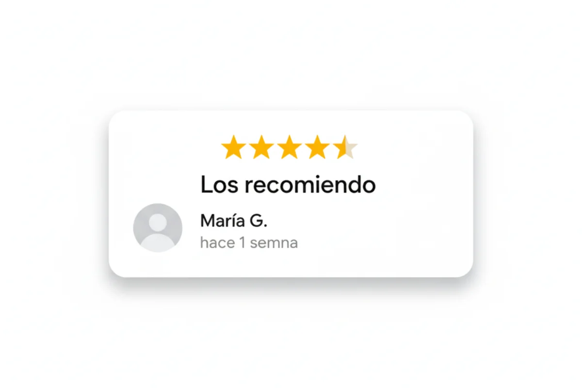 Reseña 5 estrellas Google - Los recomiendo plomería Mazatlán
